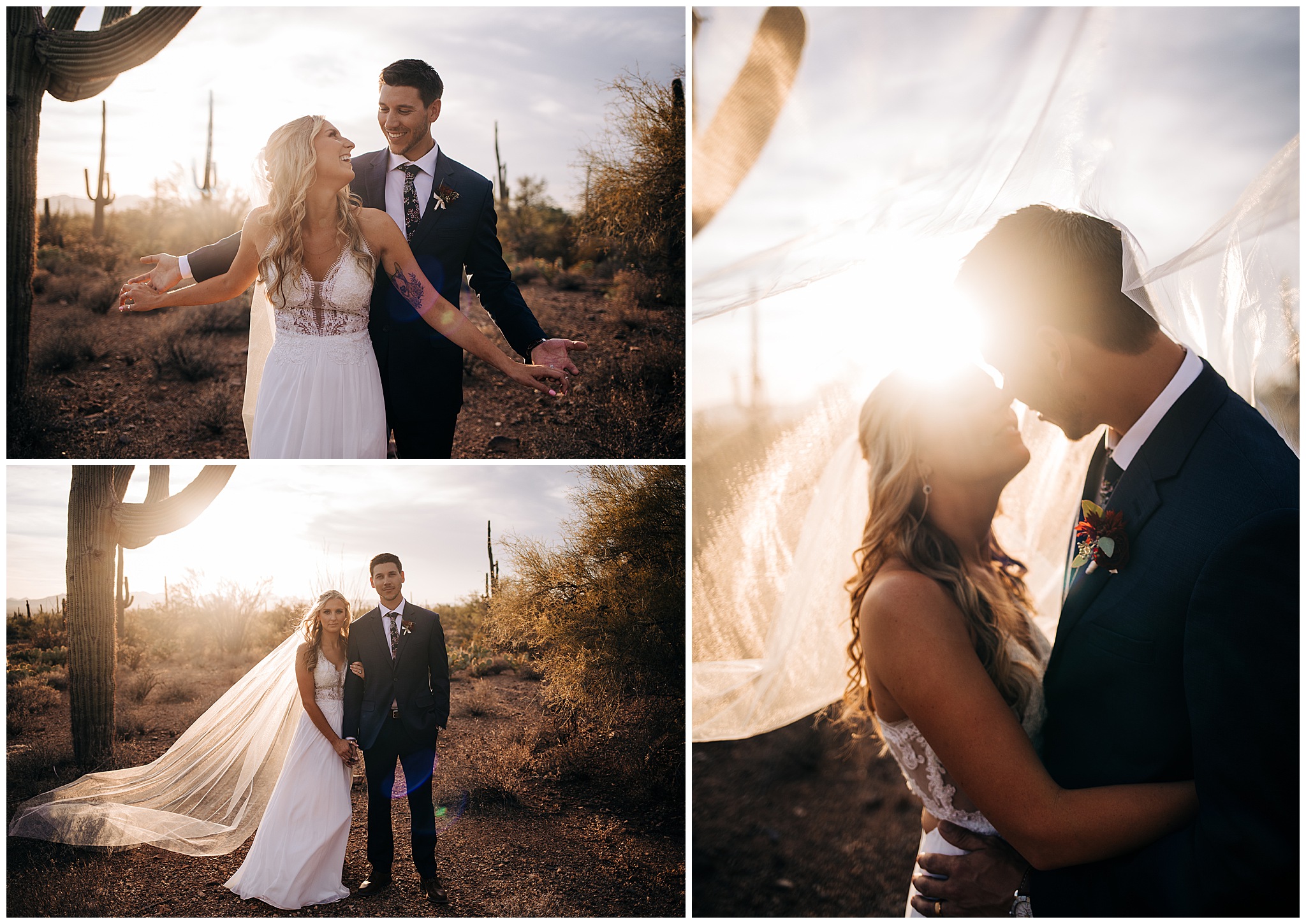 Tucson AZ wedding, destination, delaware philly philadelphia microwedding cactus  casa tierra adobe bed and breakfast sunset